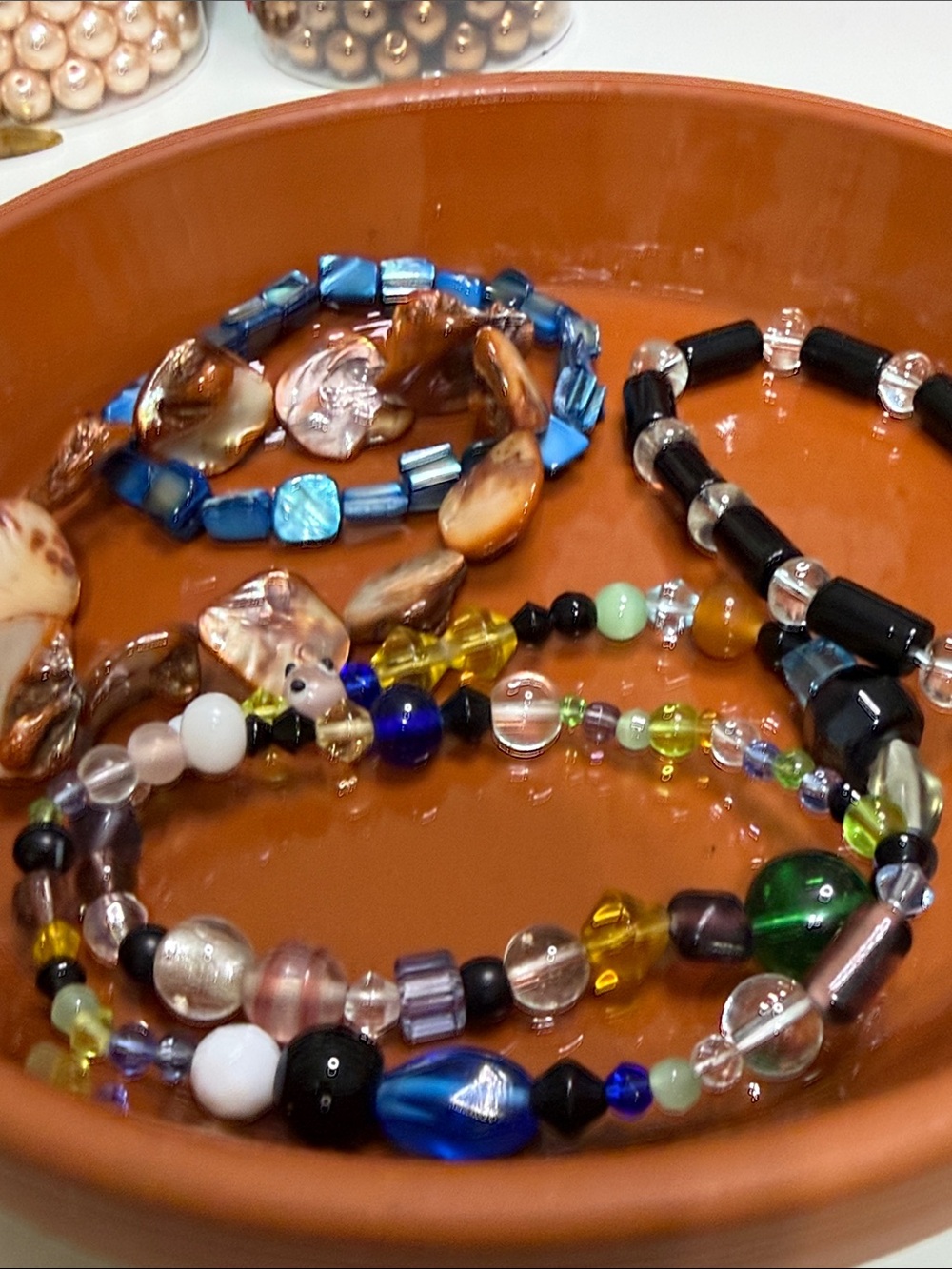 Colorful Multibead Bracelet Stack — Bracelet Set of 5